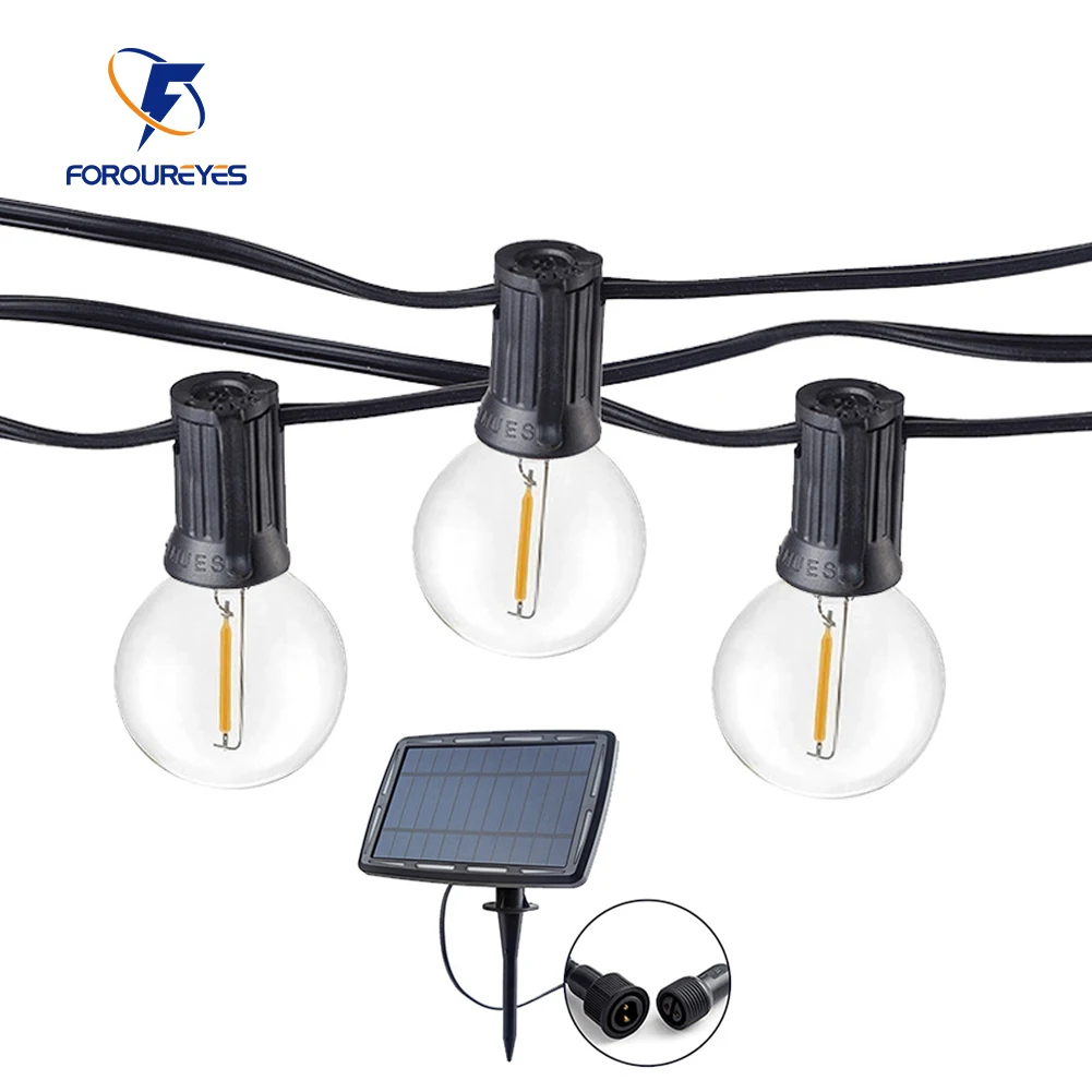 Outdoor Lighting Ideas For Party - 100/50/25ft Solar Led String Lights Chargeable