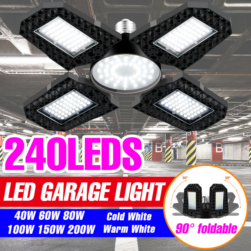 Outdoor Lighting Warehouse - 200W E27/E26 LED Garage Lights High