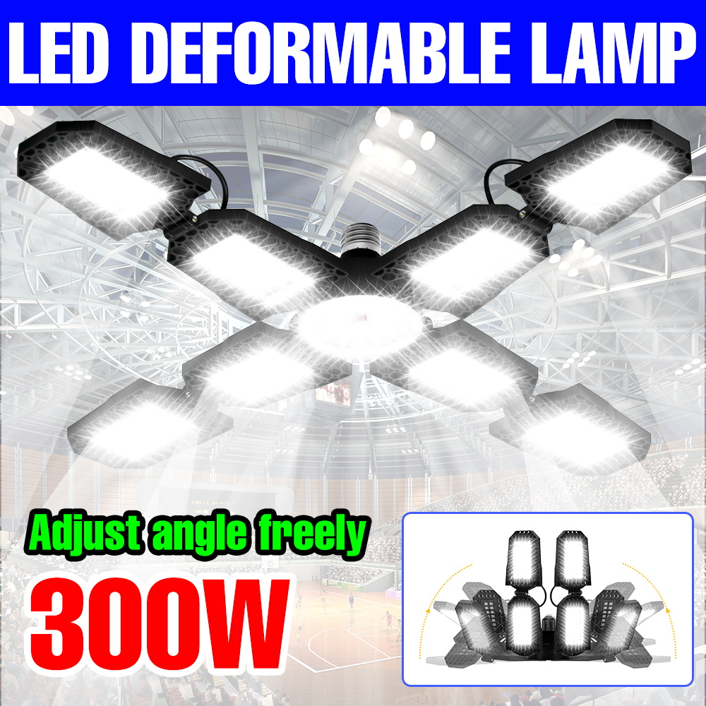 Outdoor Lighting Warehouse - 300W LED Garage Lamp E27/E26 Light