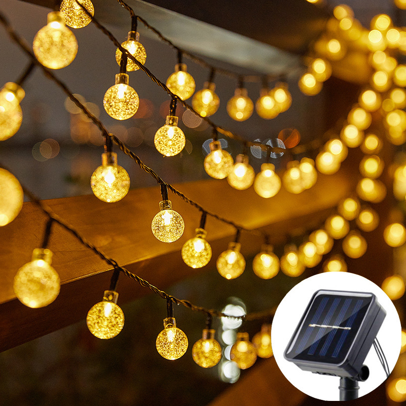Outdoor Lighting Sconce - 20/50/100 LED Solar Power Crystal Ball