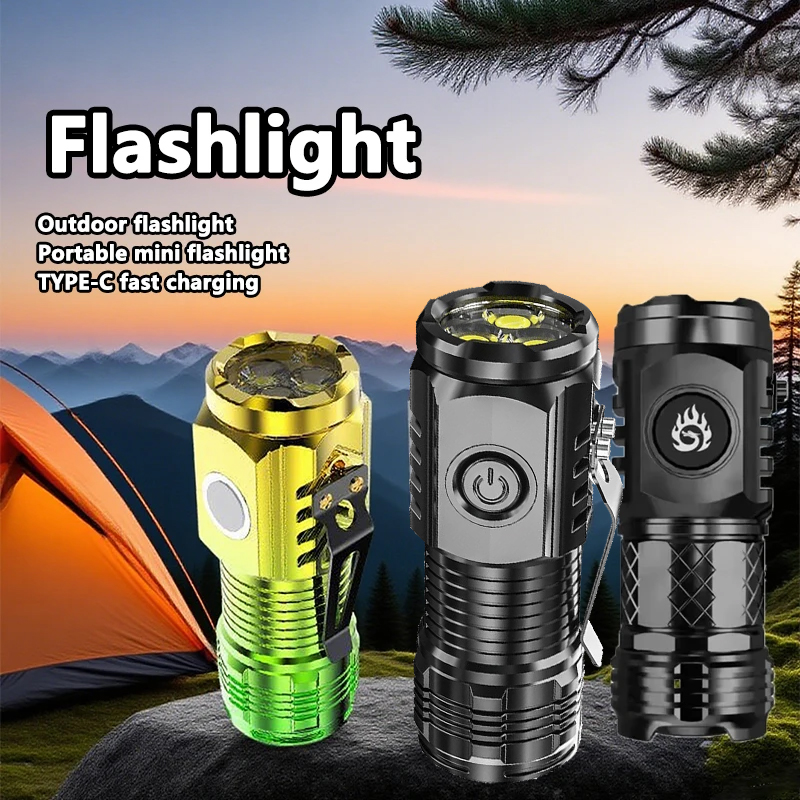 Lighting Fixture Outdoor - Super Bright MINI LED Flashlight Torch