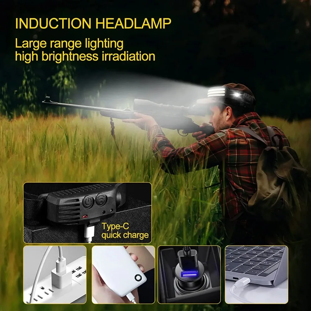 Rechargeable COB LED Induction - Outdoor Lighting With Sensor recension och pris