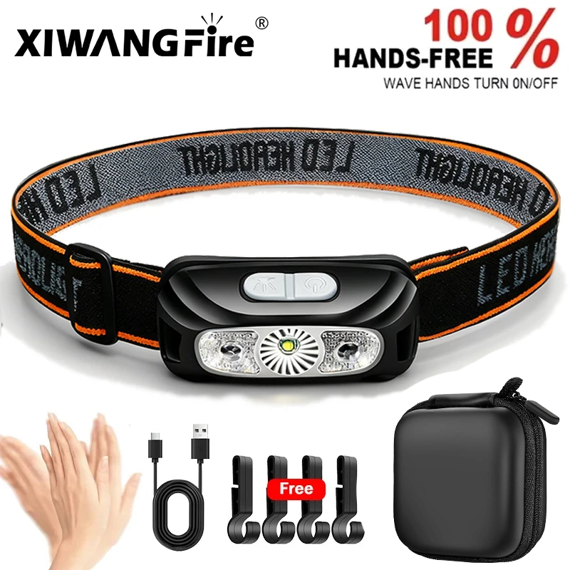 Strong Light Headlamp Portable - Outdoor Lighting With Sensor recension och pris
