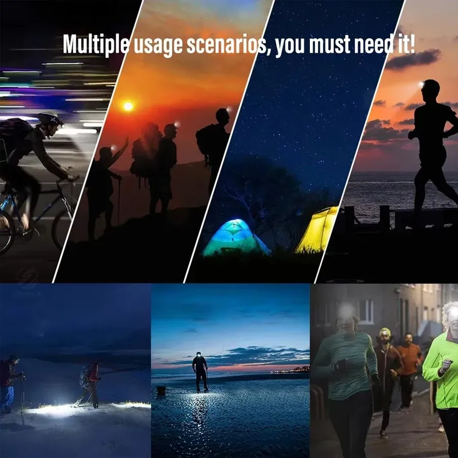Strong Light Headlamp Portable - Outdoor Lighting With Sensor recension och pris