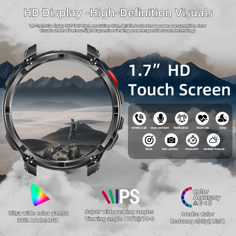 LIGE 2026 Smart Watch Outdoor  - Outdoor Lighting Ip Rating recension och pris