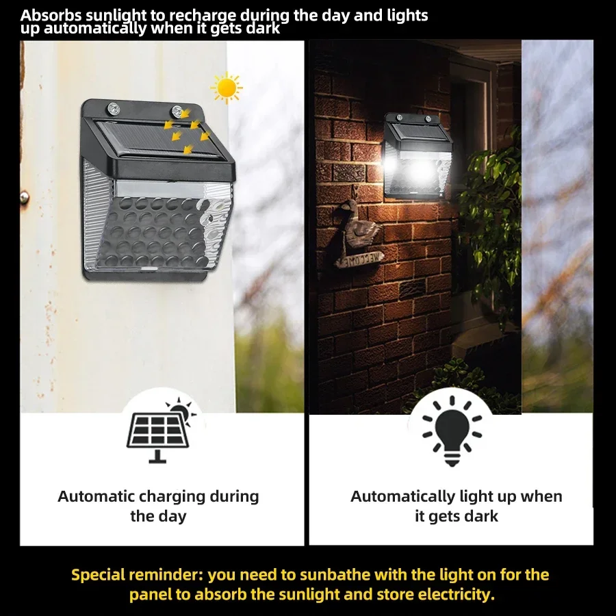 LED Solar Light PIR Motion Sen - Outdoor Lighting With Sensor recension och pris