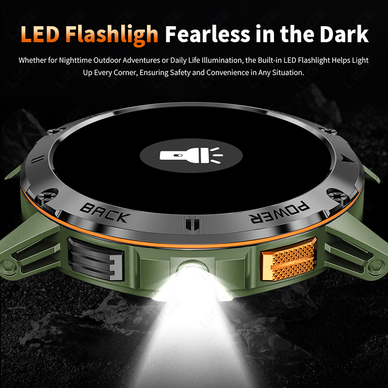 LIGE 400mAh Military Grade Men - Outdoor Lighting Ip Rating recension och pris