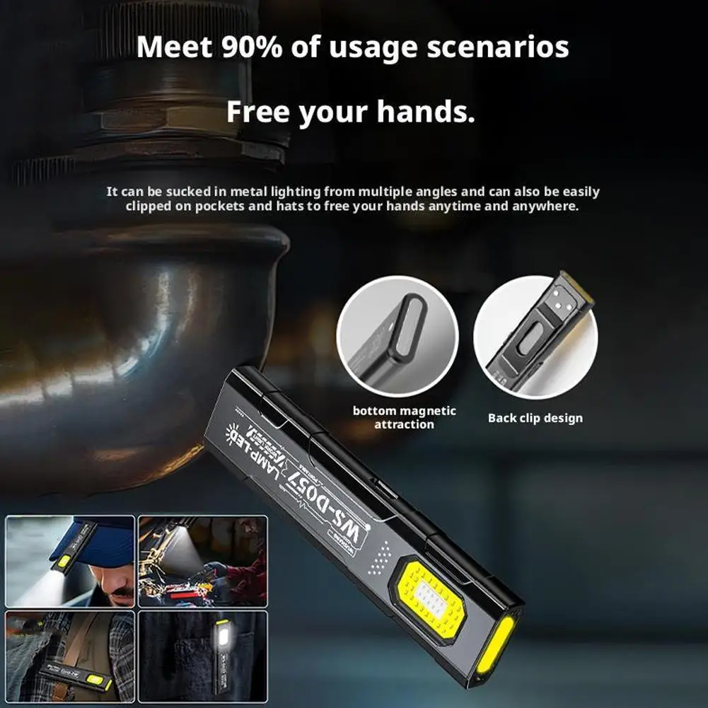 LED Keychain Flashlight USB C  - Lighting Fixture Outdoor recension och pris