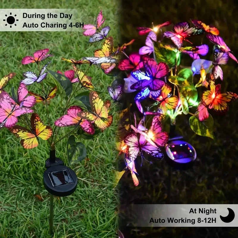 Solar LED Butterfly Garden Lig - Outdoor Lighting Manufacturers recension och pris