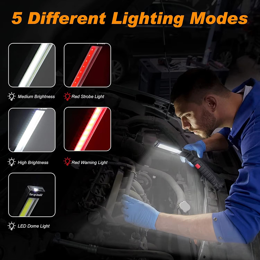 Portable LED Flashlight with M - Outdoor Lighting Repair recension och pris