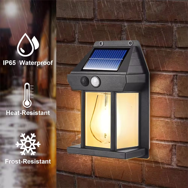 Solar Wall Light Outdoor Water - Outdoor Lighting Sconce recension och pris