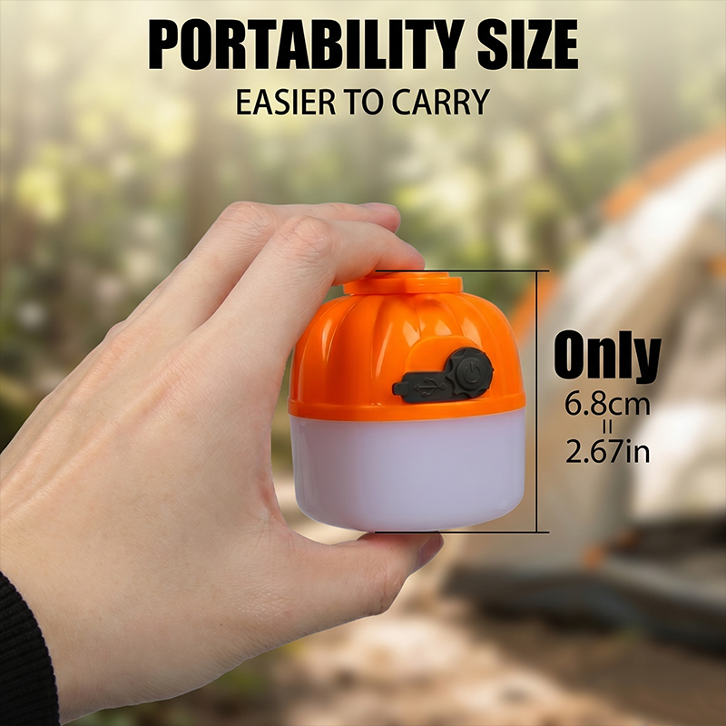 Mini Portable LED Pumpkin Bulb - Lighting Fixture Outdoor recension och pris