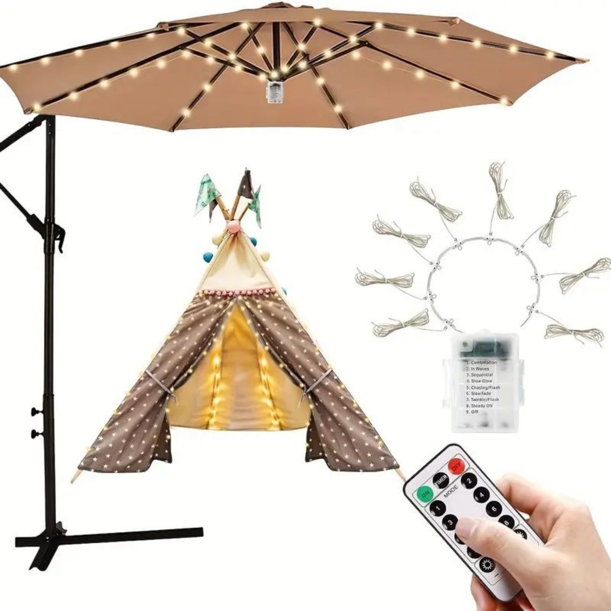 1pc Light Up Your Patio Yard U - Outdoor Lighting For Your Yard recension och pris
