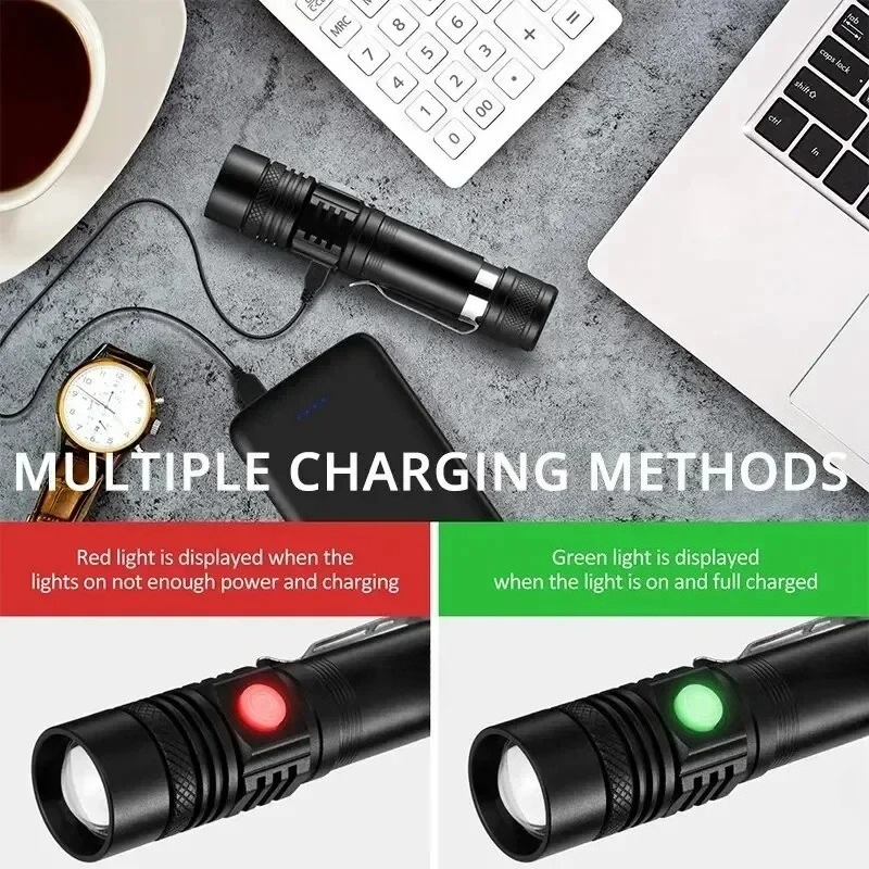 Rechargeable T6 Handheld Flash - Outdoor Lighting Ideas recension och pris