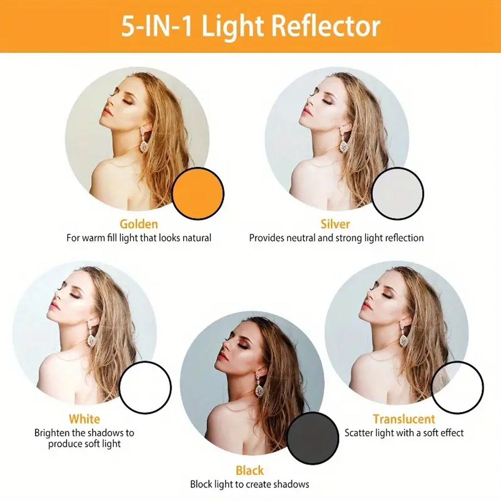 MYOBO 5-in-1 Photography Refle - Outdoor Lighting Kit Photography recension och pris