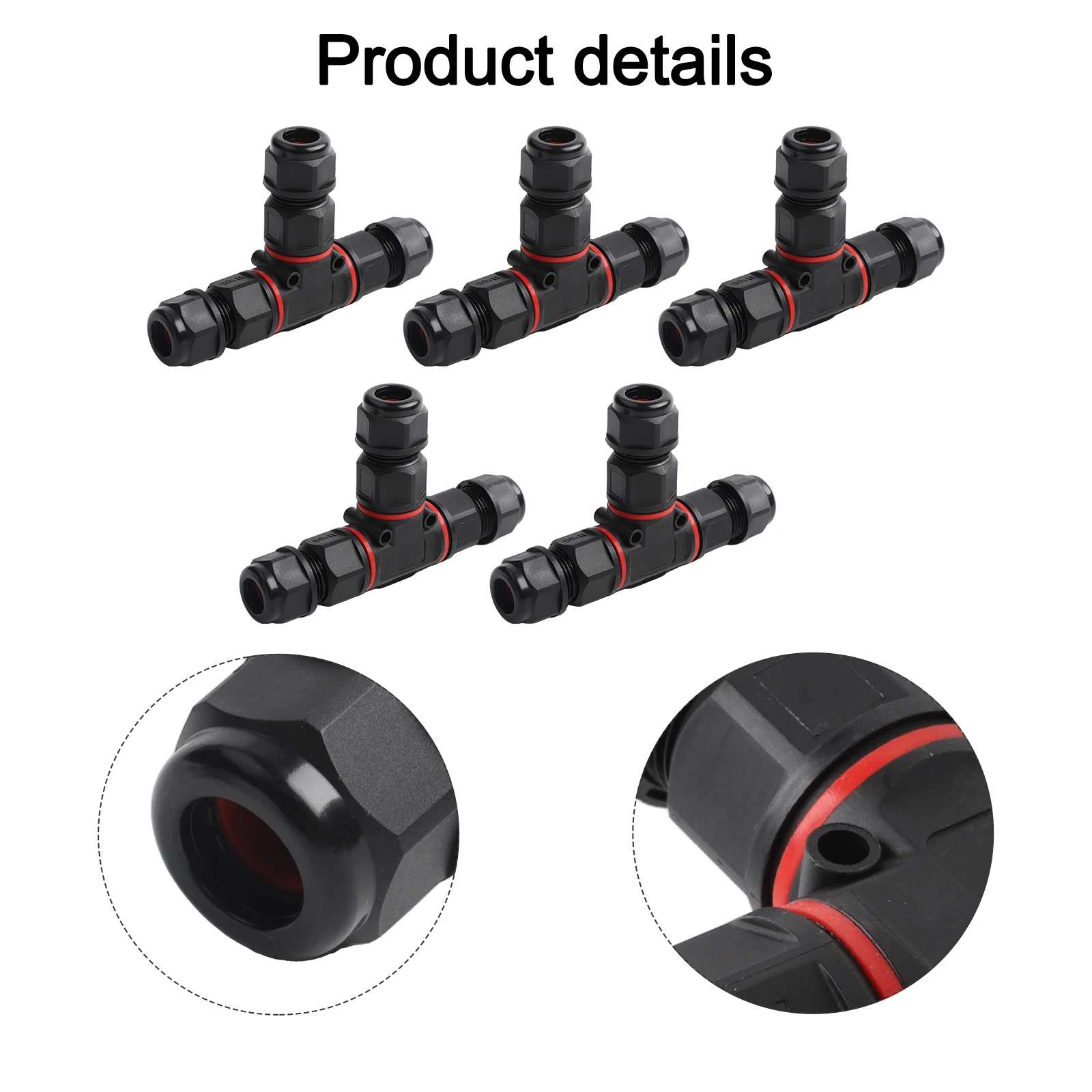 5Pcs IP68 Waterproof 3 Pin T S - Outdoor Lighting Electrical Box recension och pris