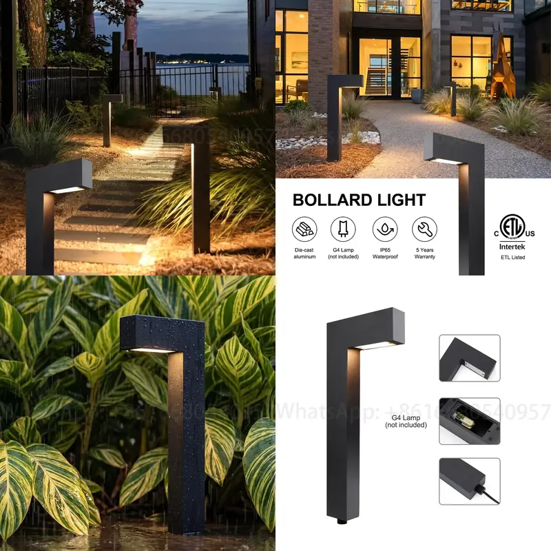 Aluminum Bollard Garden Light  - Outdoor Lighting Low Voltage recension och pris