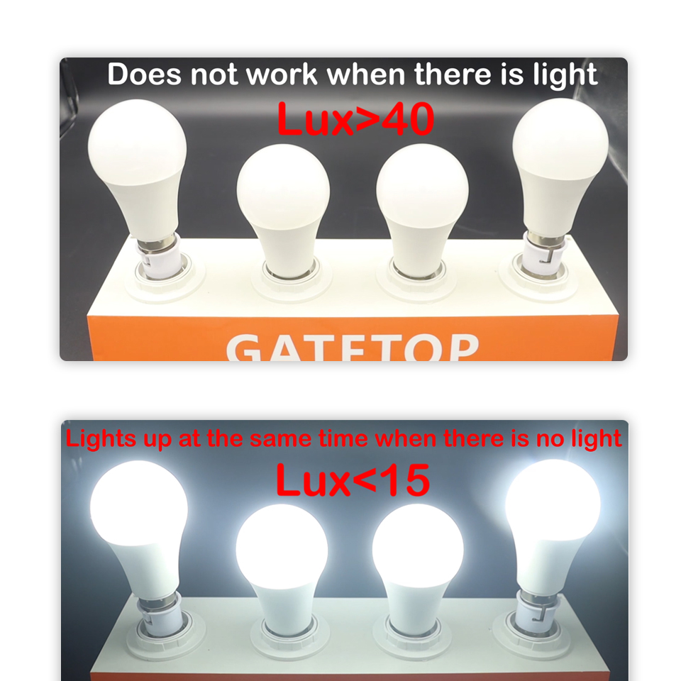 Hot Led Bulb Light Sensor Cont - Dusk To Dawn Bulb recension och pris