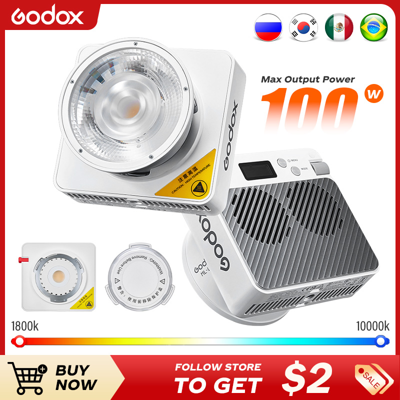 Godox NEW ML100R Portable RGB  - Outdoor Lighting Kit Photography recension och pris
