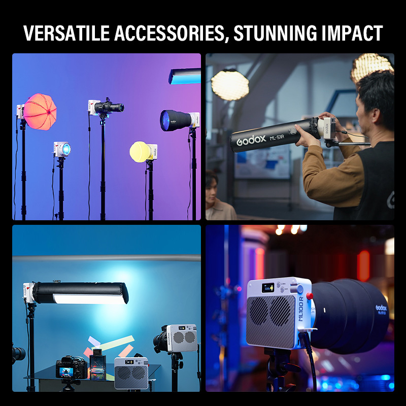 Godox NEW ML100R Portable RGB  - Outdoor Lighting Kit Photography recension och pris