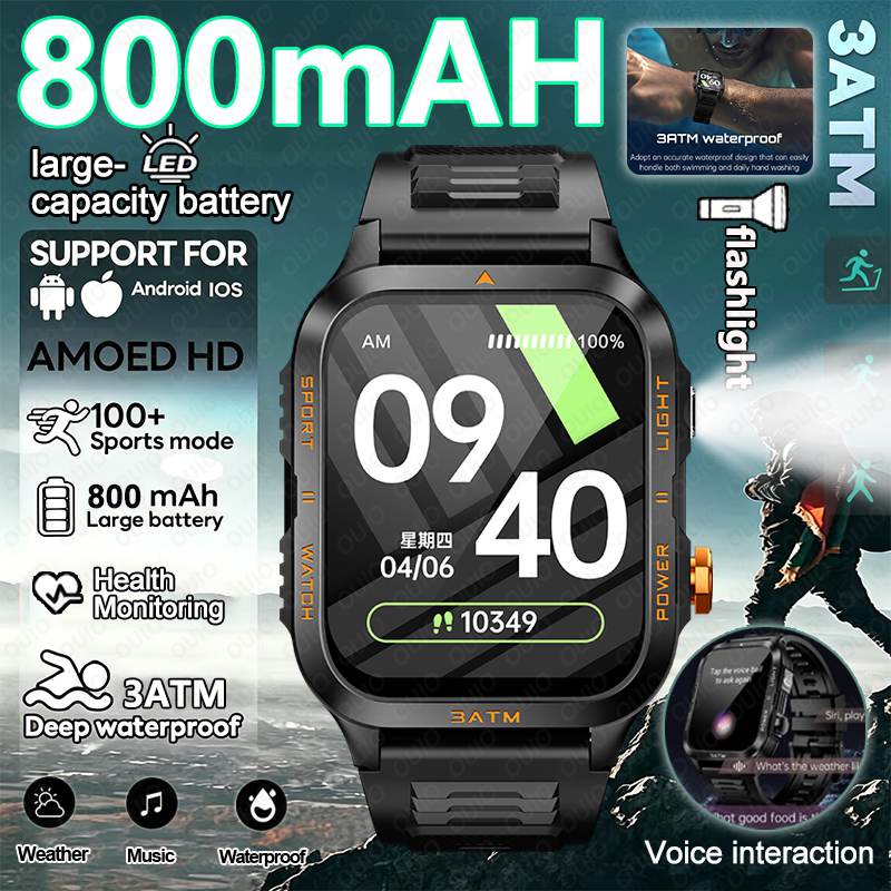 2026 New Men Smart Watch 3ATM  - Outdoor Lighting Ip Rating recension och pris