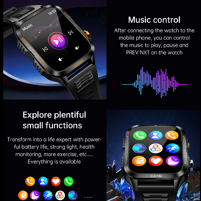 2026 New Men Smart Watch 3ATM  - Outdoor Lighting Ip Rating recension och pris