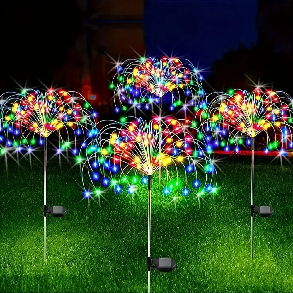 Solar LED Firework Fairy Light - Outdoor Lighting Ideas For Party recension och pris