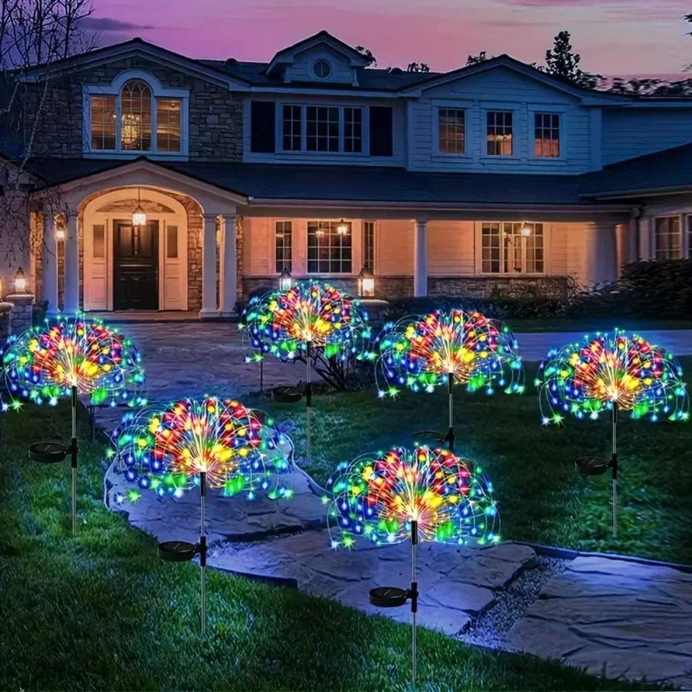 Solar LED Firework Fairy Light - Outdoor Lighting Ideas For Party recension och pris