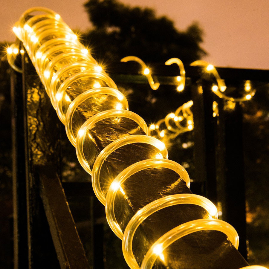 LED Outdoor Solar Rope Tube Fa - Outdoor Lighting Year Round recension och pris