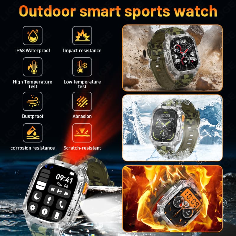 LIGE New Outdoor Smart Watches - Outdoor Lighting Ip Rating recension och pris