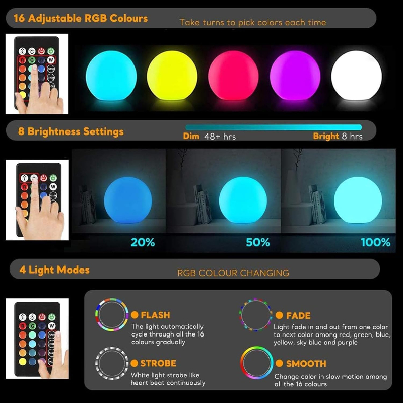 LED Ball Light Solar Lamp Outd - Outdoor Lighting Ideas For Party recension och pris