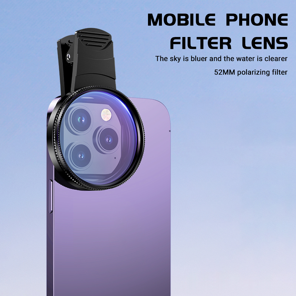 52mm Clip-On Smartphone Camera - Outdoor Lighting Kit Photography recension och pris