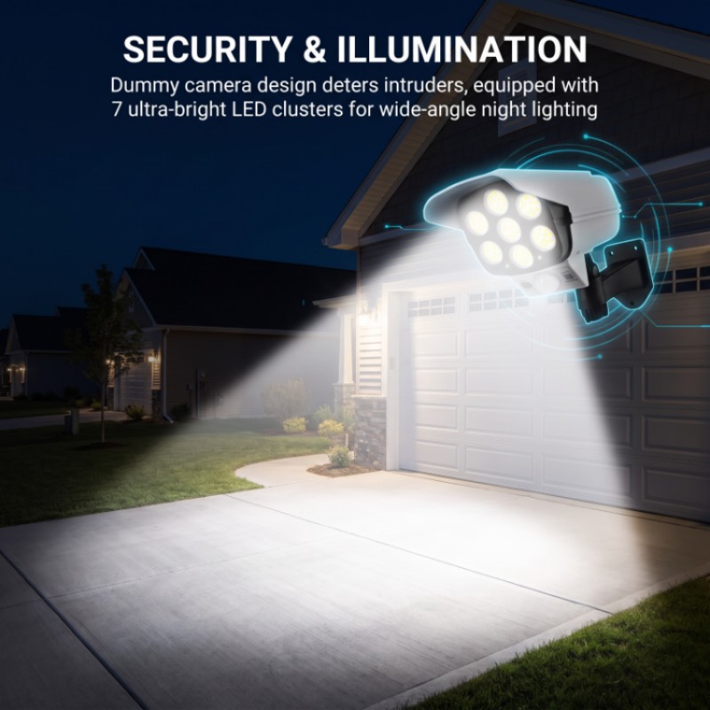 Solar Security LED Flood Light - Dusk To Dawn Bulb recension och pris
