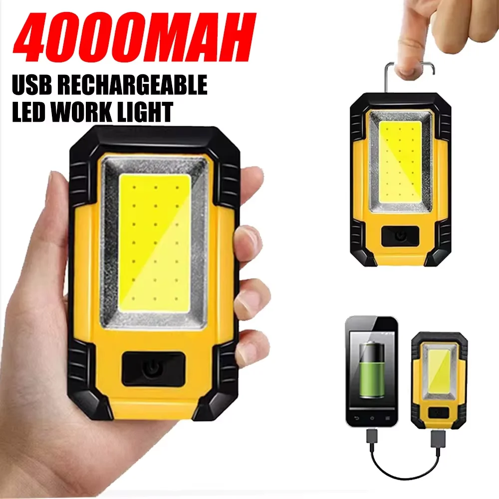 Rechargeable 4000MaH Work Ligh - Lighting Fixture Outdoor recension och pris