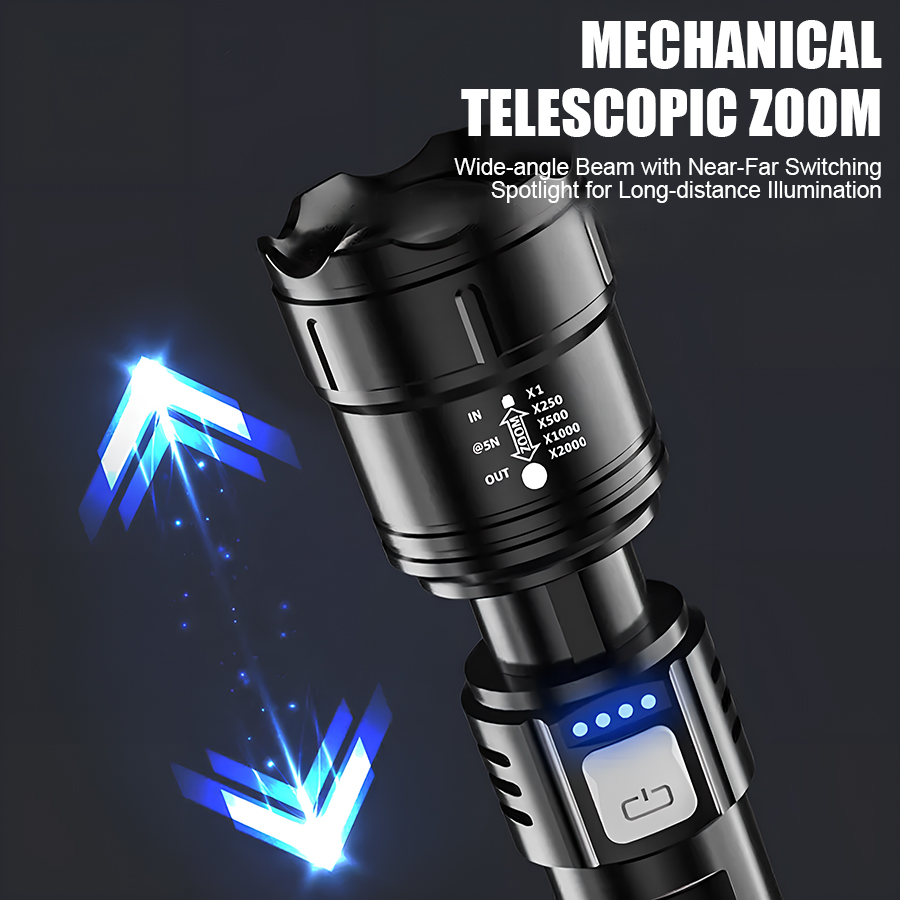 High Power P50 LED Flashlight  - Outdoor Lighting Ideas recension och pris