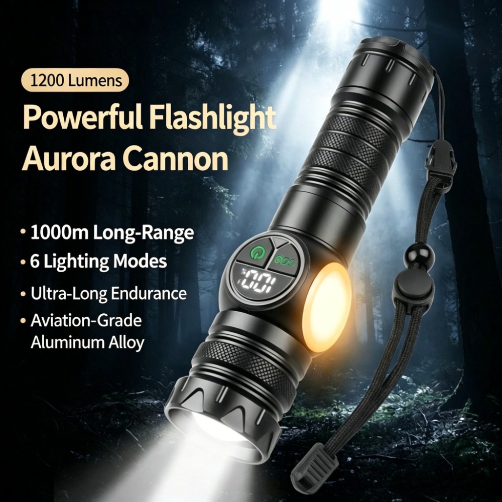 White Light LED Flashlight Typ - Outdoor Lighting Repair recension och pris