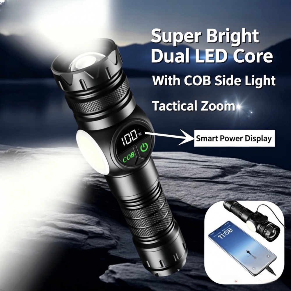 White Light LED Flashlight Typ - Outdoor Lighting Repair recension och pris