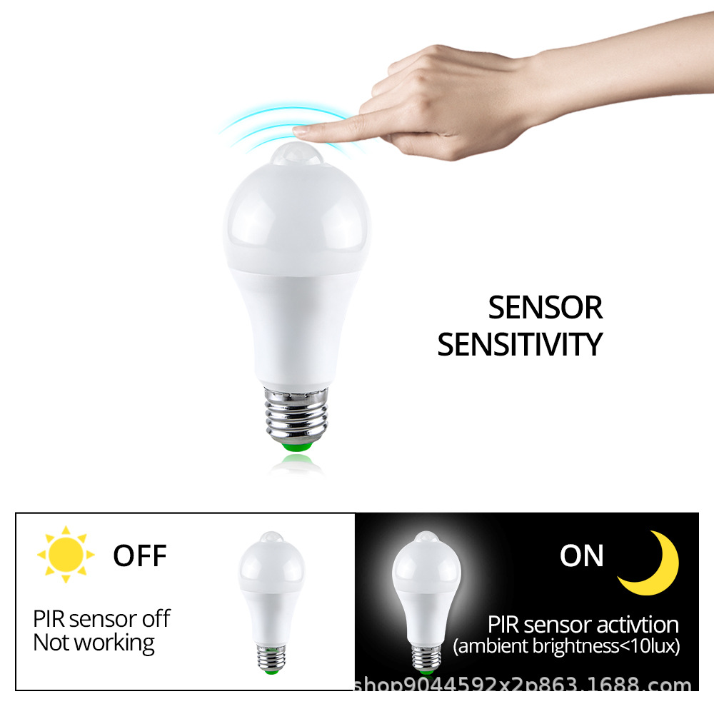 E27 LED Bulb PIR Motion Sensor - Dusk To Dawn Bulb recension och pris