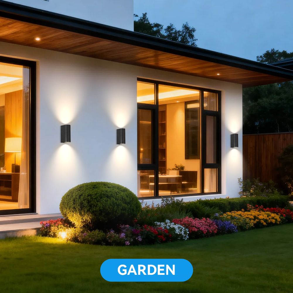 LED Wall Light free GU10 bulb  - Outdoor Lighting Sconce recension och pris
