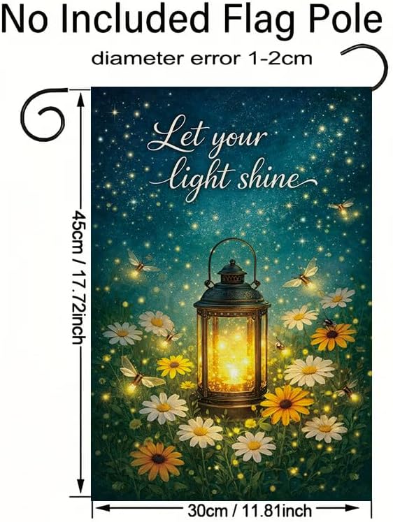 Garden Flag 12x18 Inch, Let Yo - Outdoor Lighting For Your Yard recension och pris