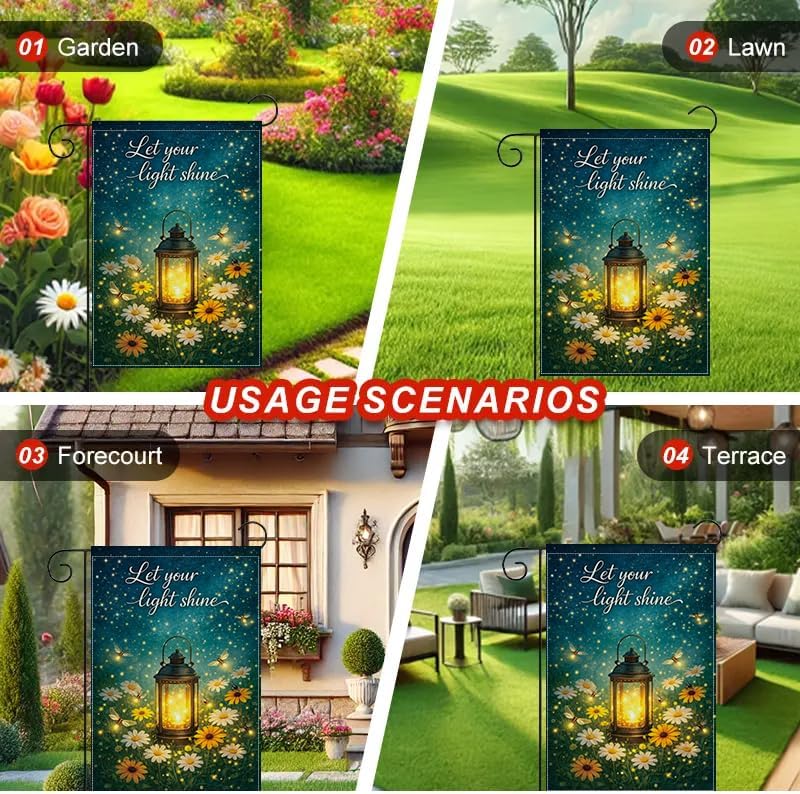 Garden Flag 12x18 Inch, Let Yo - Outdoor Lighting For Your Yard recension och pris