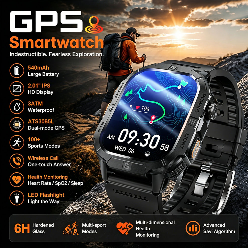 2026 New Men Smart Watch GPS S - Outdoor Lighting Ip Rating recension och pris