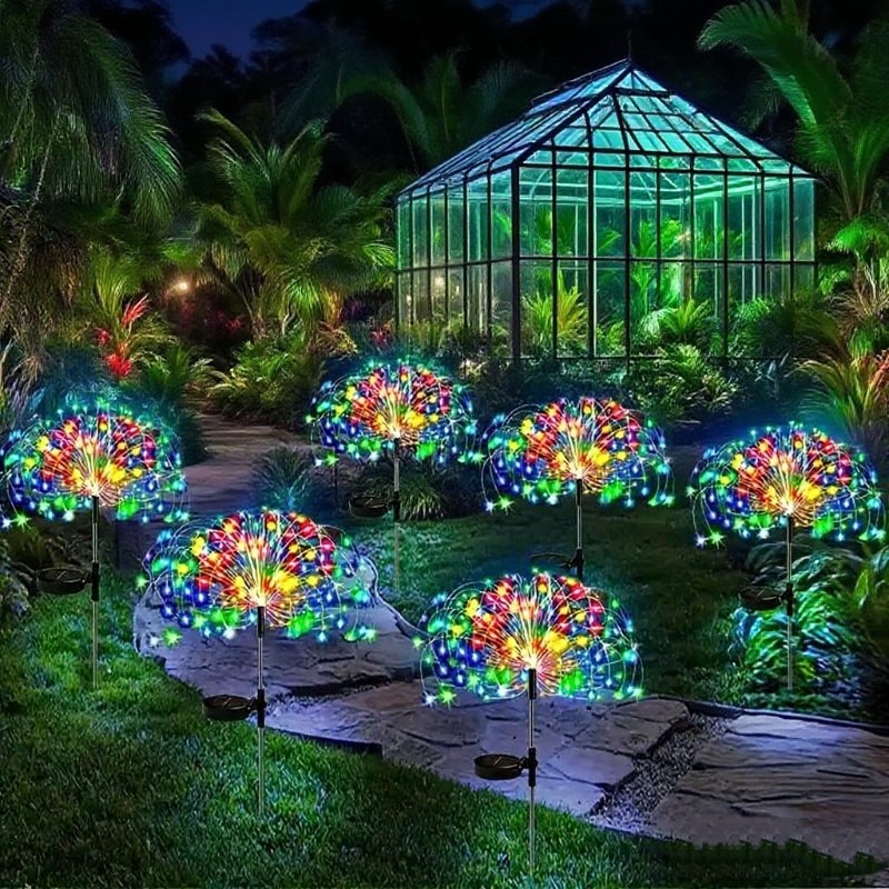 Solar Garden Lights 460LED Fir - Outdoor Lighting Ideas For Party recension och pris