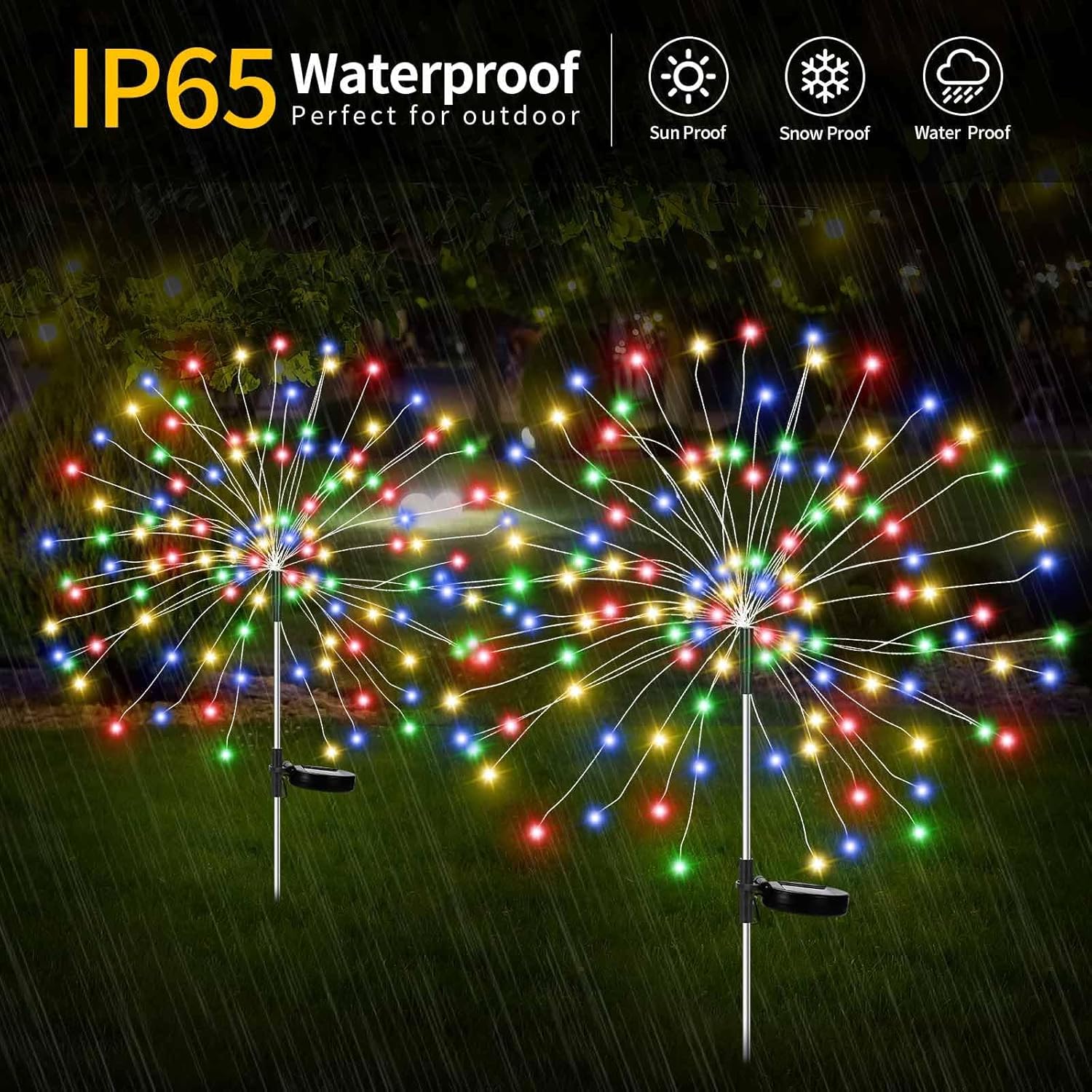 Solar Garden Lights 460LED Fir - Outdoor Lighting Ideas For Party recension och pris