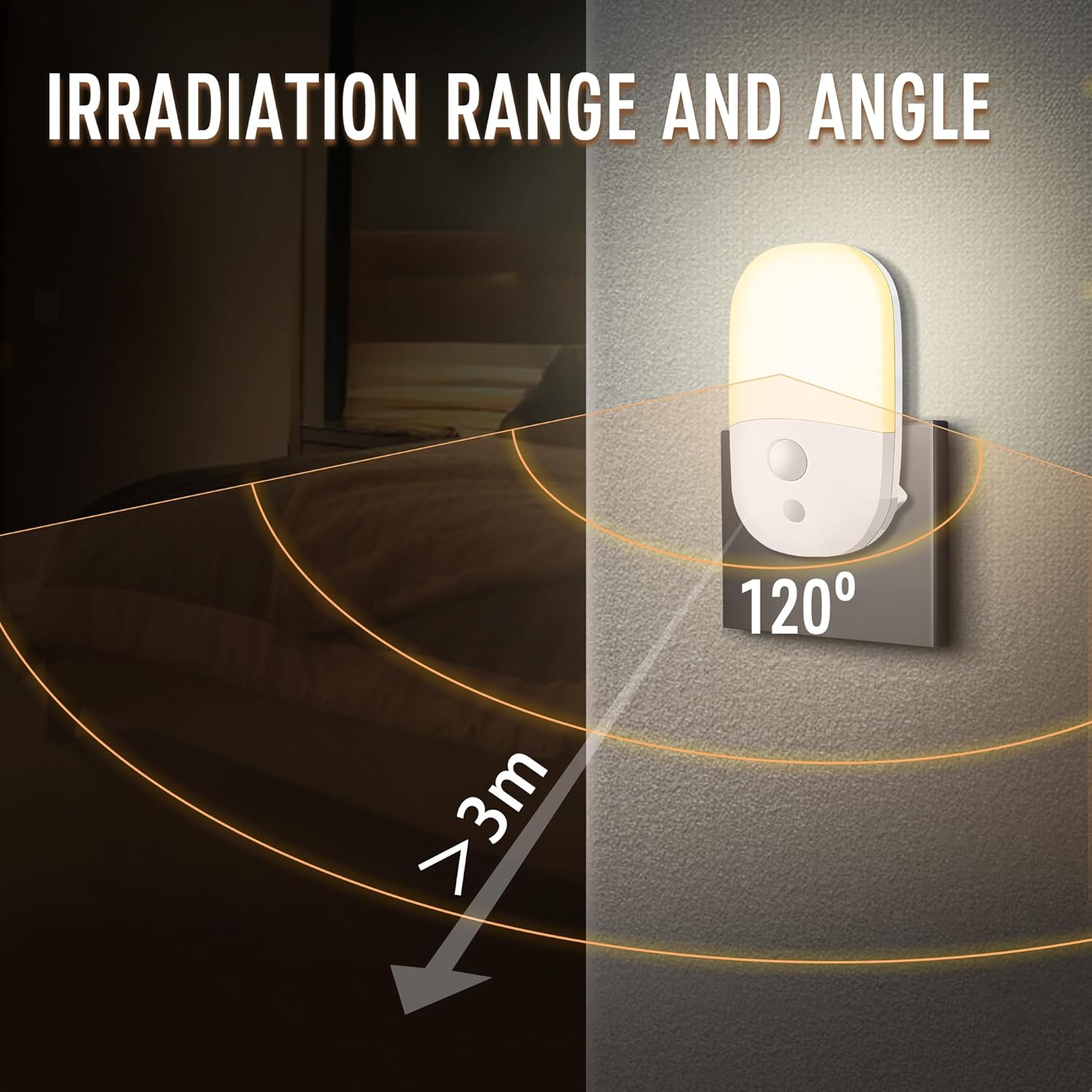 Plug in Night Light, Warm Whit - Dusk To Dawn Bulb recension och pris