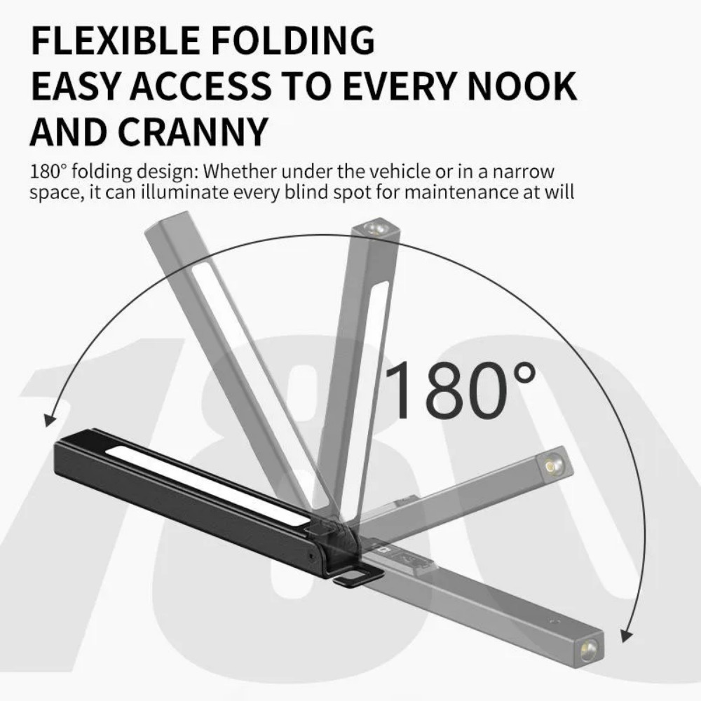 Magnetic 180° Folding Work Lig - Outdoor Lighting Repair recension och pris