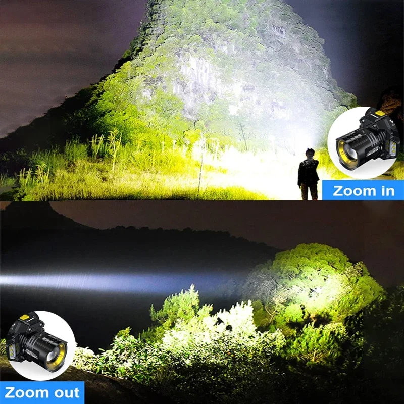 Rechargeable Powerful LED Head - Outdoor Lighting With Sensor recension och pris
