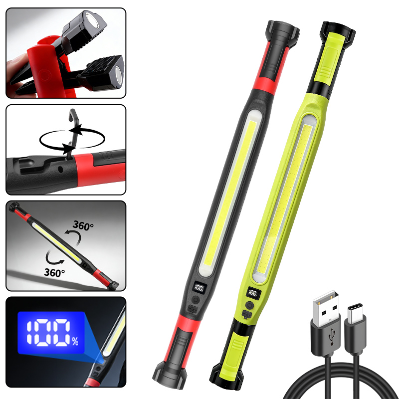 COB Work Light Type‑C Recharge - Outdoor Lighting Repair recension och pris
