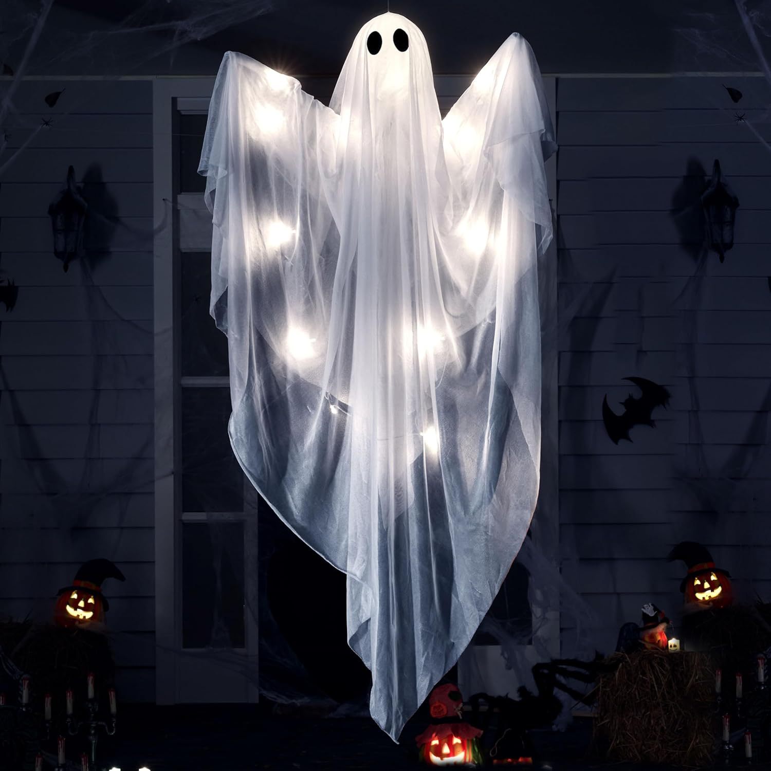 Halloween Hanging Light up Gho - Outdoor Lighting Ideas For Party recension och pris