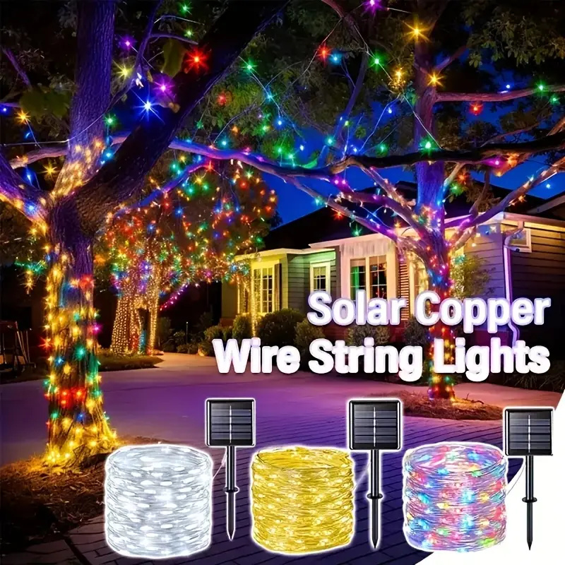 Solar Fairy LED Copper Wire Li - Outdoor Lighting Sconce recension och pris